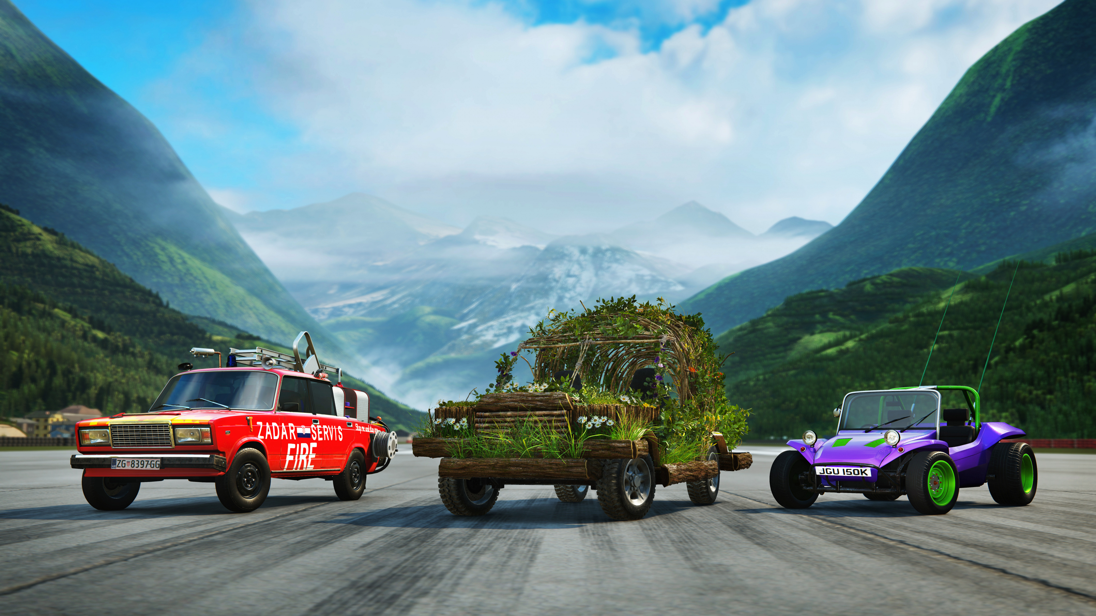 Обои Гранд Тур Игры, playstation 4, транспорт, авто, гора в разрешении 3840x2160