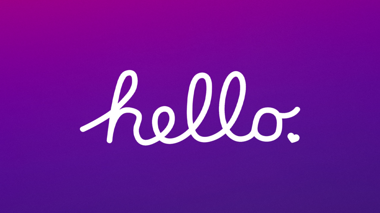 Обои яблоко, iOS 16, пурпур, Фиолетовый, прямоугольник в разрешении 1280x720