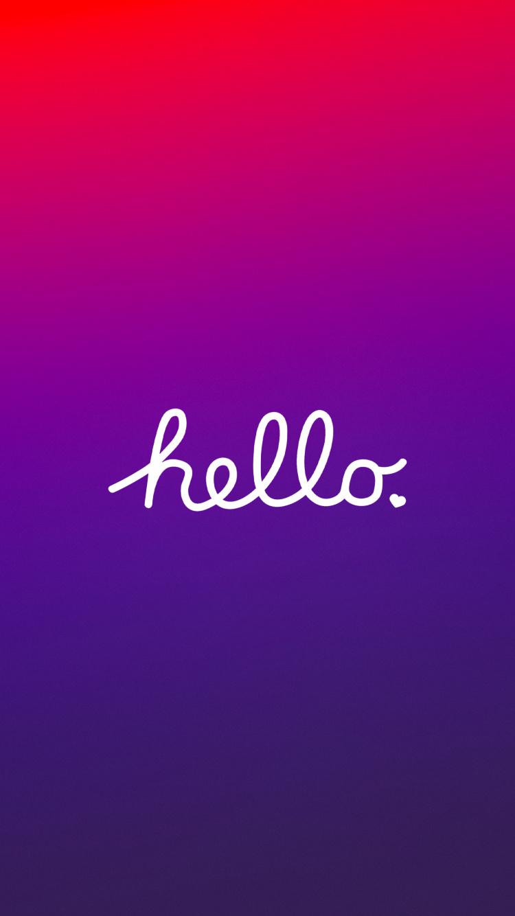 Обои яблоко, iOS 16, пурпур, Фиолетовый, прямоугольник в разрешении 750x1334