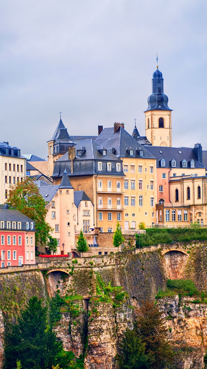 Обои городок, город, ориентир, городской район, Альзетт в разрешении 720x1280