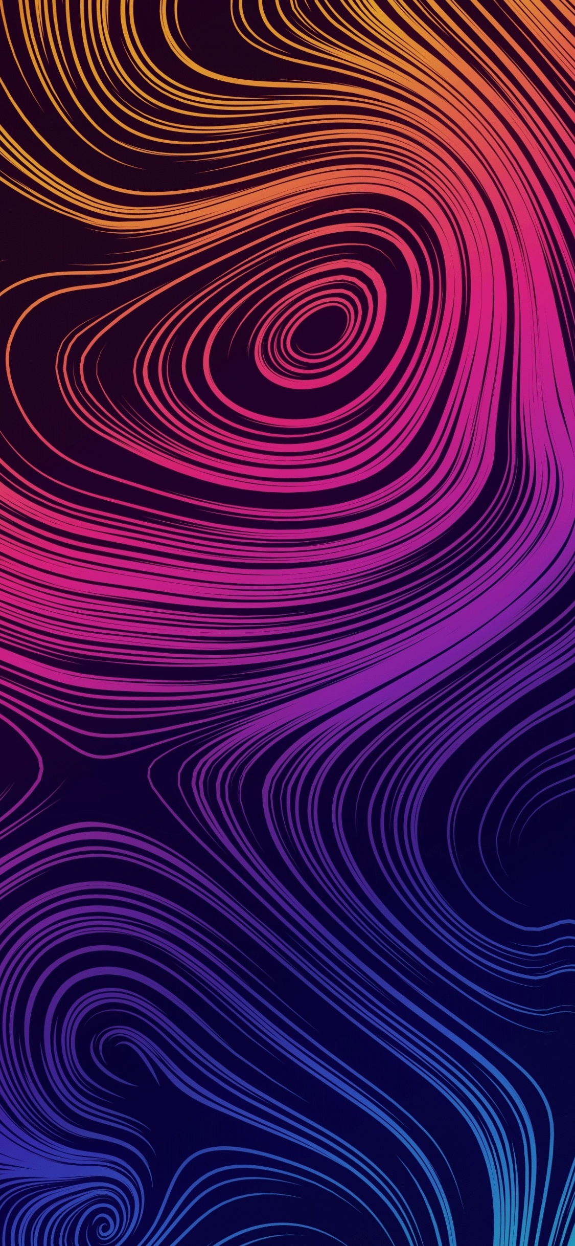 Обои узор, пурпур, Фиолетовый, психоделическое искусство, фрактальное искусство в разрешении 1125x2436