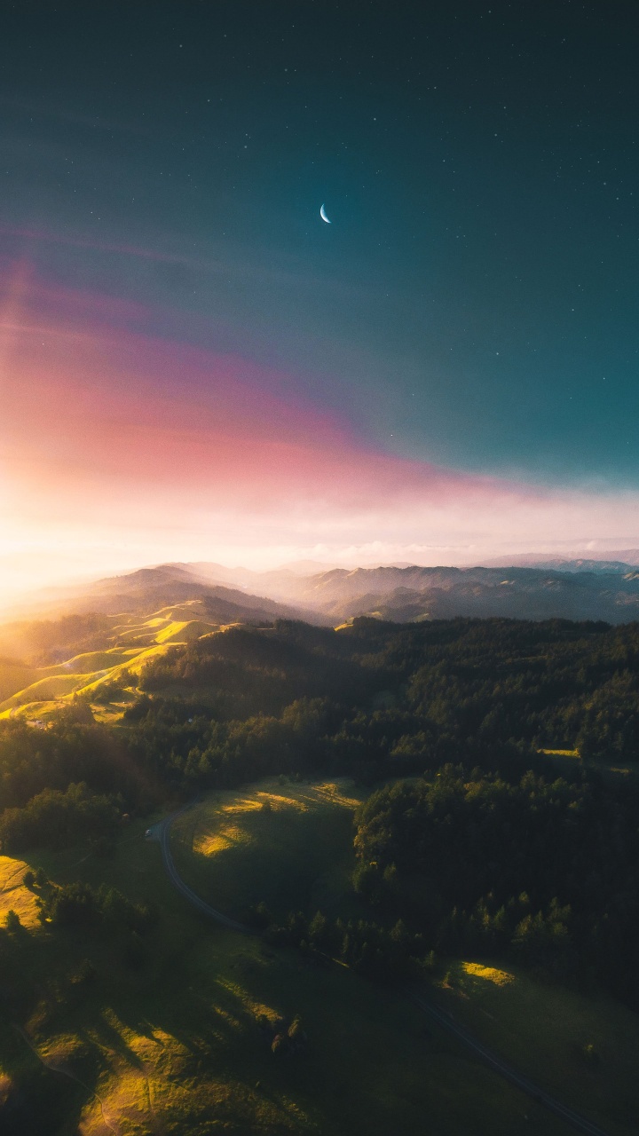 Обои горный хребет, гора, облако, атмосфера, экорегион в разрешении 720x1280