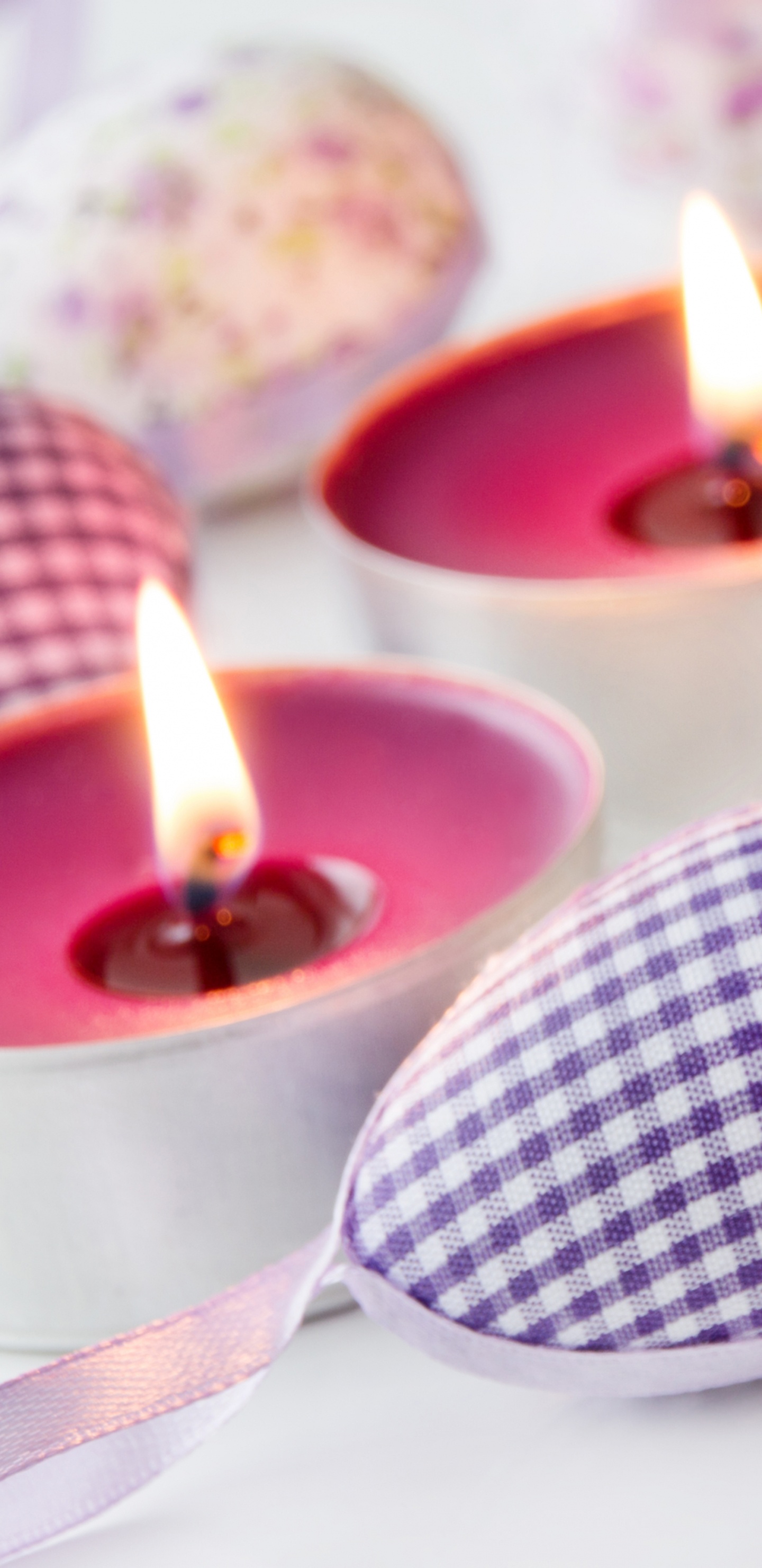 Обои тюльпаны, цветок, свеча, лепесток, издание в разрешении 1440x2960