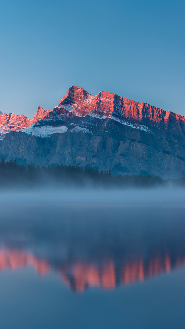 Обои вода, атмосфера, гора, лазурный, природный ландшафт в разрешении 750x1334