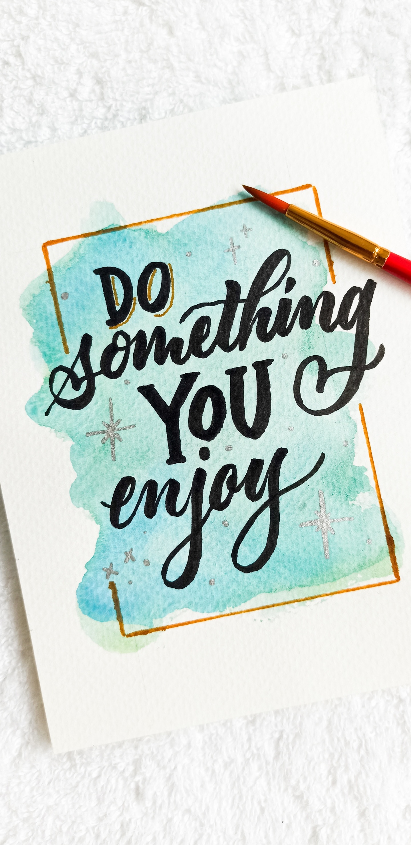 Обои каллиграфия, прямоугольник, почерк, Аква, арт в разрешении 1440x2960