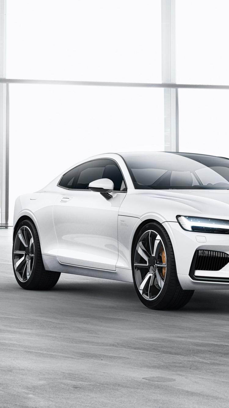 Обои Volvo Polestar, 2021 Ползвезда 1, Автомобили Volvo, легковые автомобили, volvo концепт купе в разрешении 750x1334