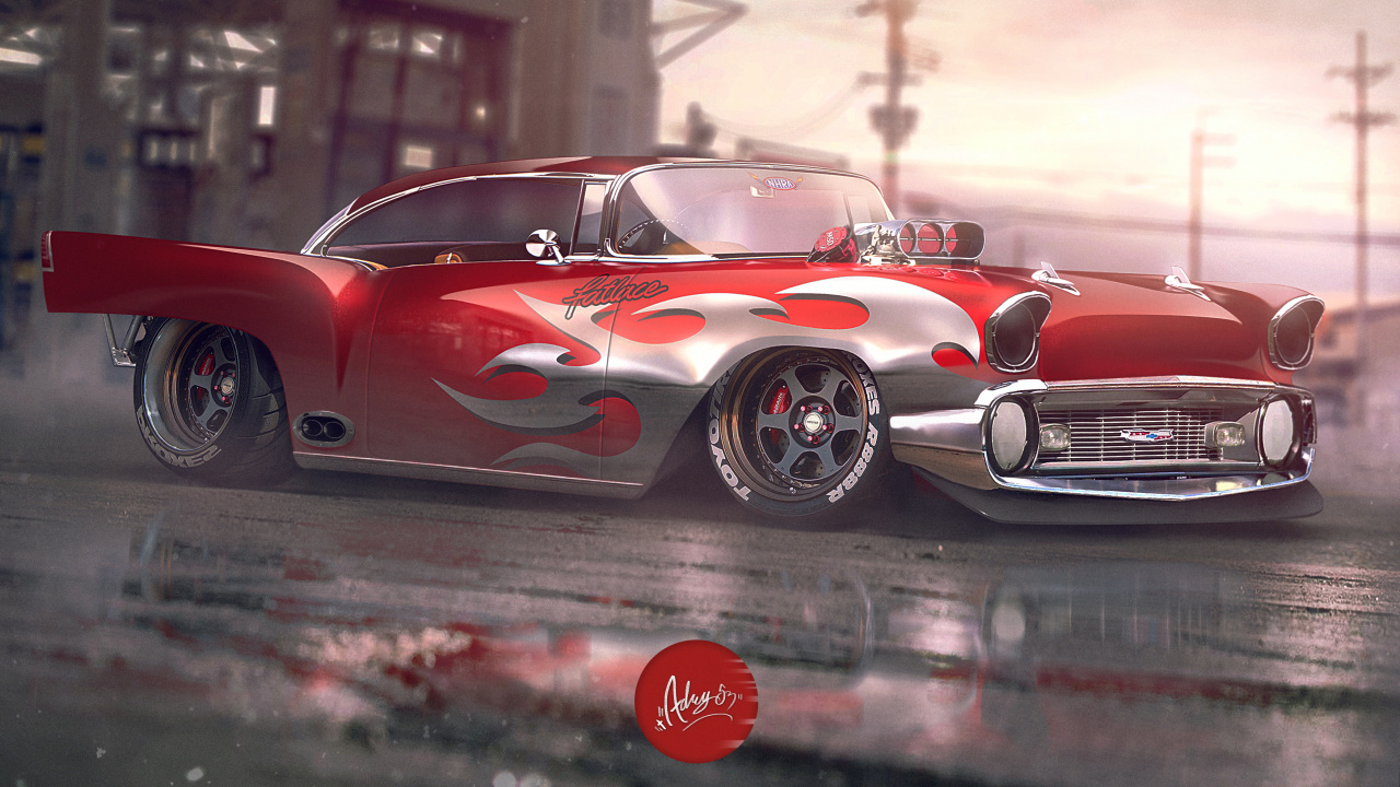 Обои авто, кузов купе, пользовательские автомобиль, классический автомобиль, Классика в разрешении 1280x720