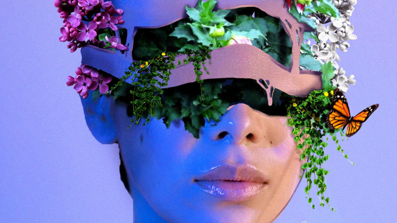 Обои видео резюме, видео-редактор, Рсум, дизайн, цветок в разрешении 1366x768