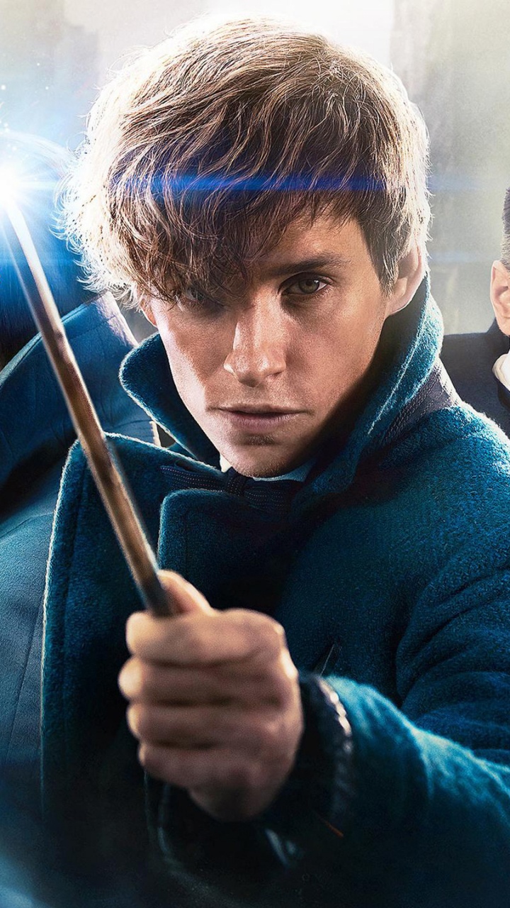 Обои Эдди Редмэйн, Дж К Роулинг, Ньют Скамандер, фильм, Вселенная Гарри Поттера в разрешении 720x1280