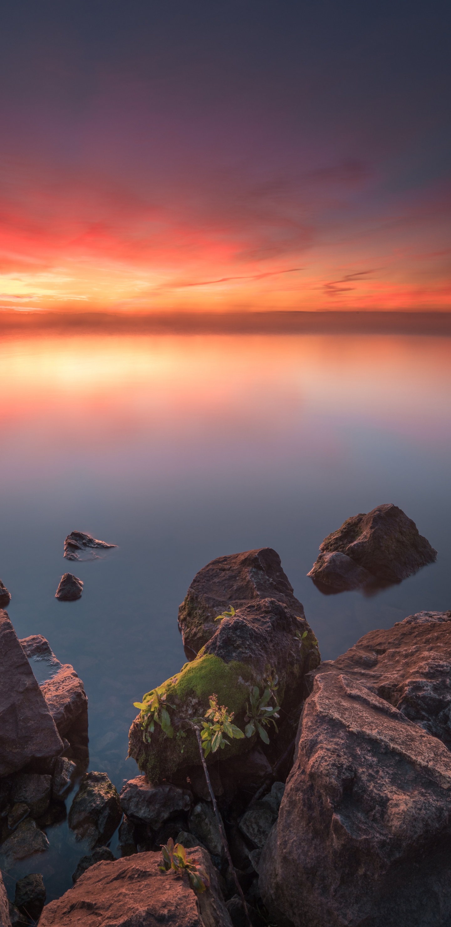 Обои море, песня, вода, атмосфера, облако в разрешении 1440x2960