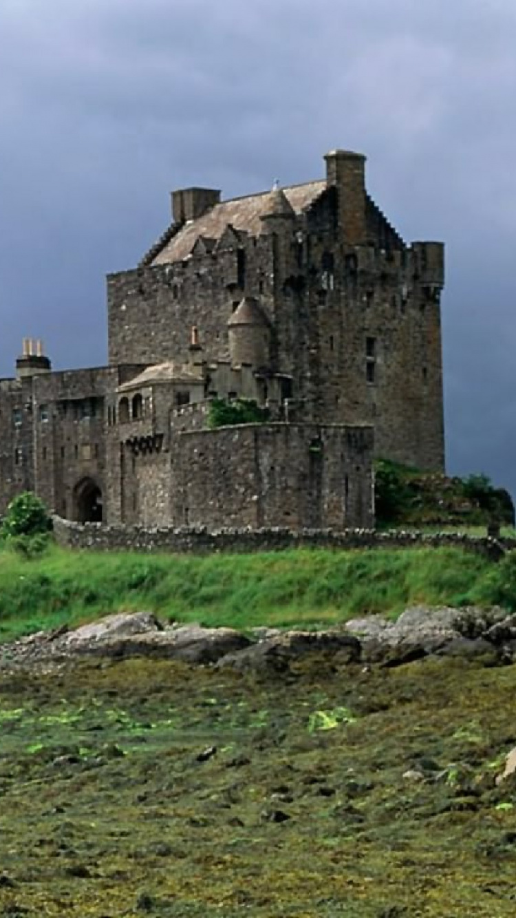 Обои Замок Эйлен Донан, замок, Fyvie Замок, нагорье, фортификация в разрешении 750x1334