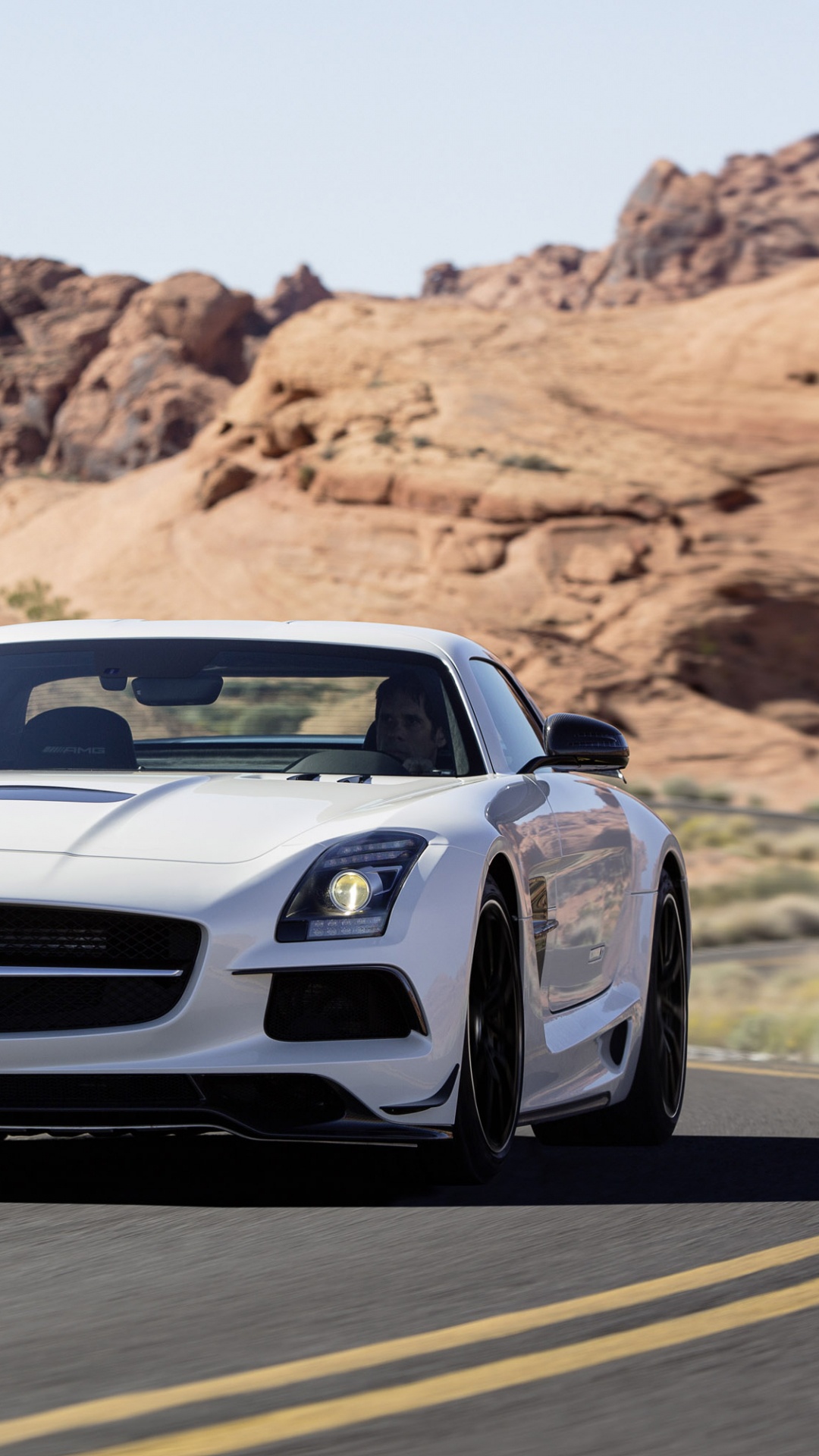 Обои авто, спорткар, мощные машины, спортивный автомобиль, mercedes benz sls amg в разрешении 1080x1920