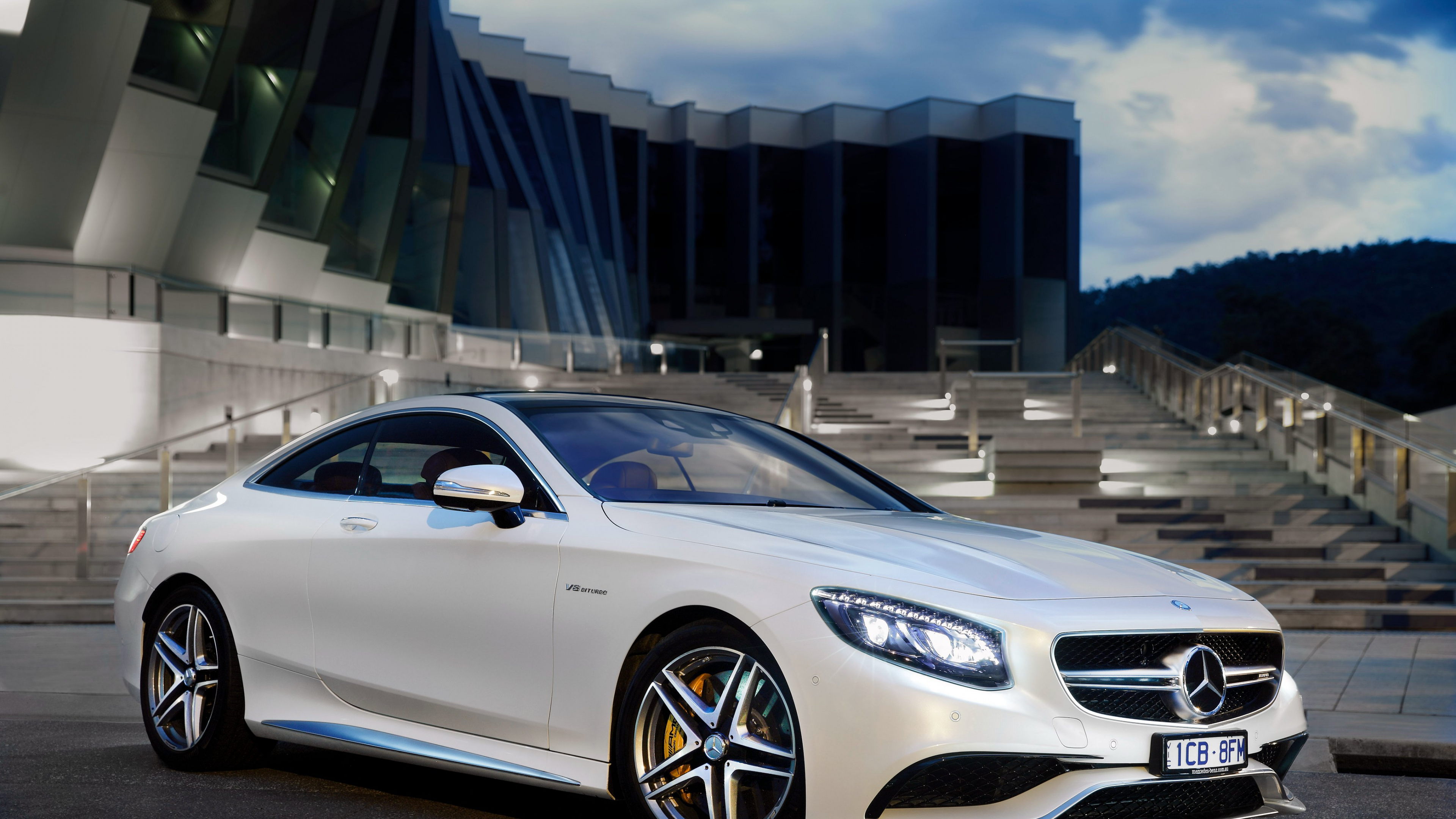 Mercedes s63 AMG Coupe White