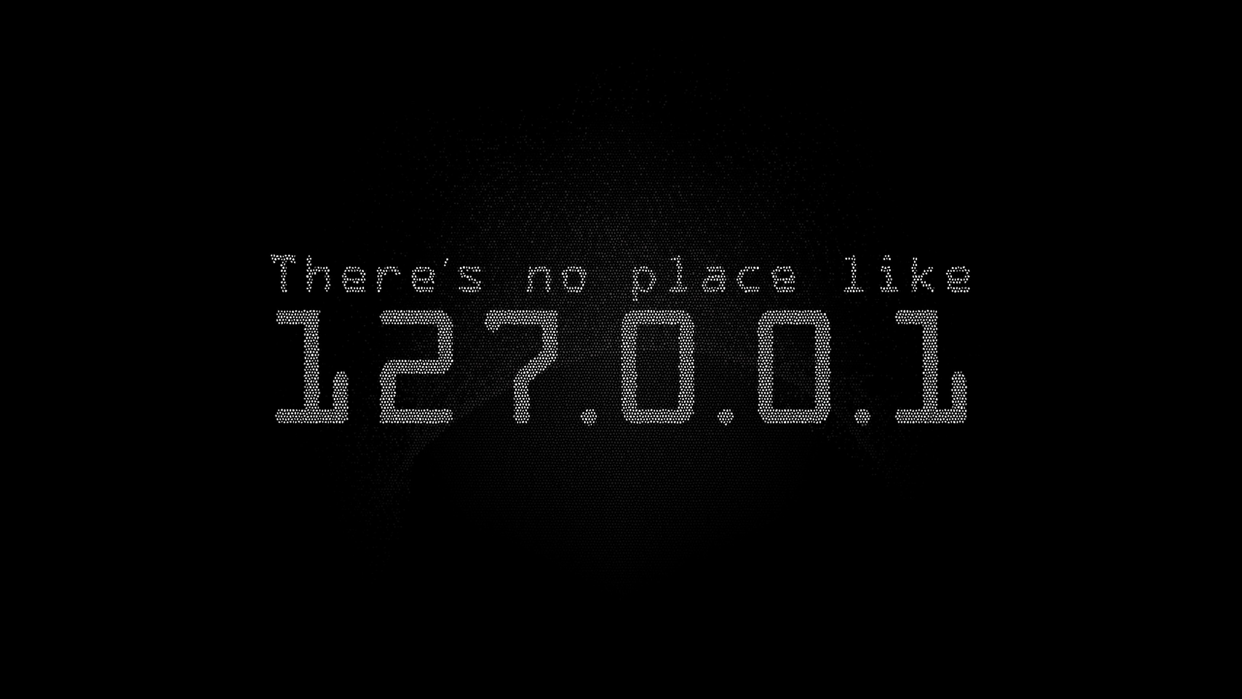 Обои хакер, текст, черный, темнота, лого в разрешении 2560x1440