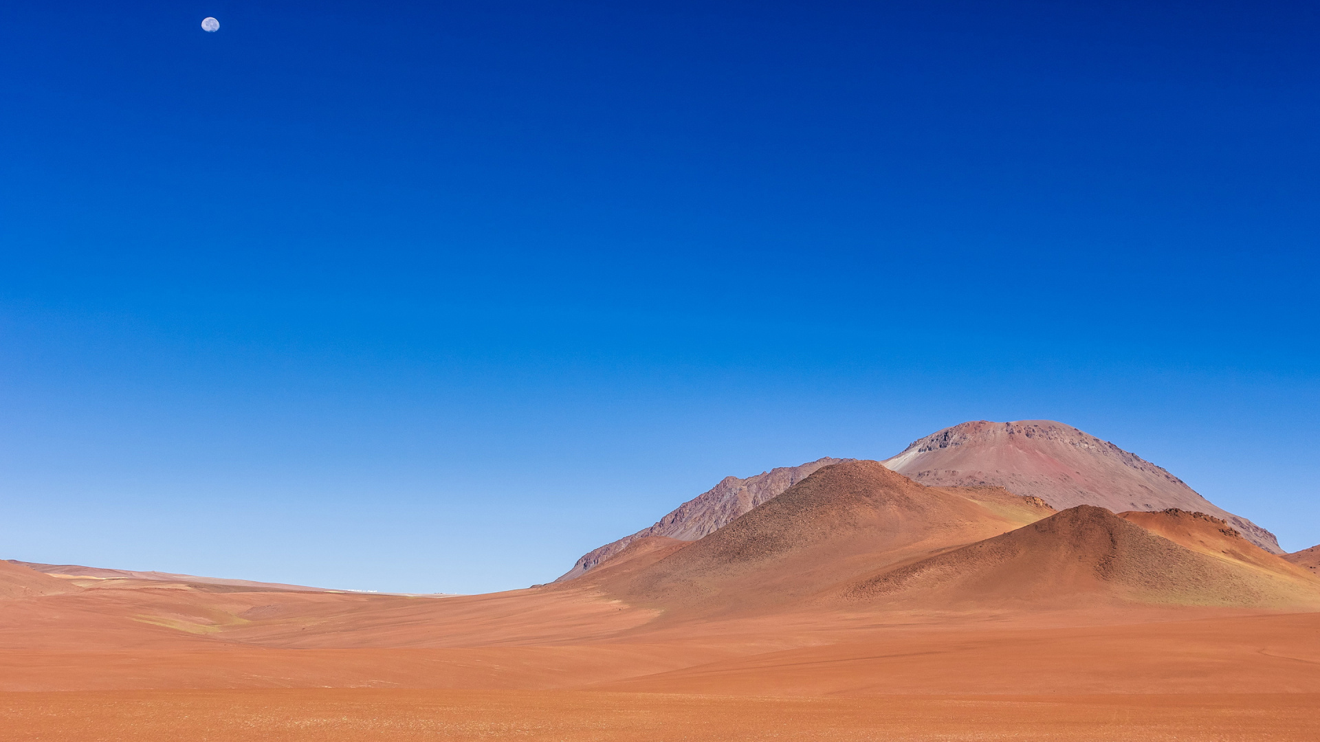 Обои пейзаж, пустыня, пейзажная живопись, эолийские рельефы, атмосфера в разрешении 1920x1080