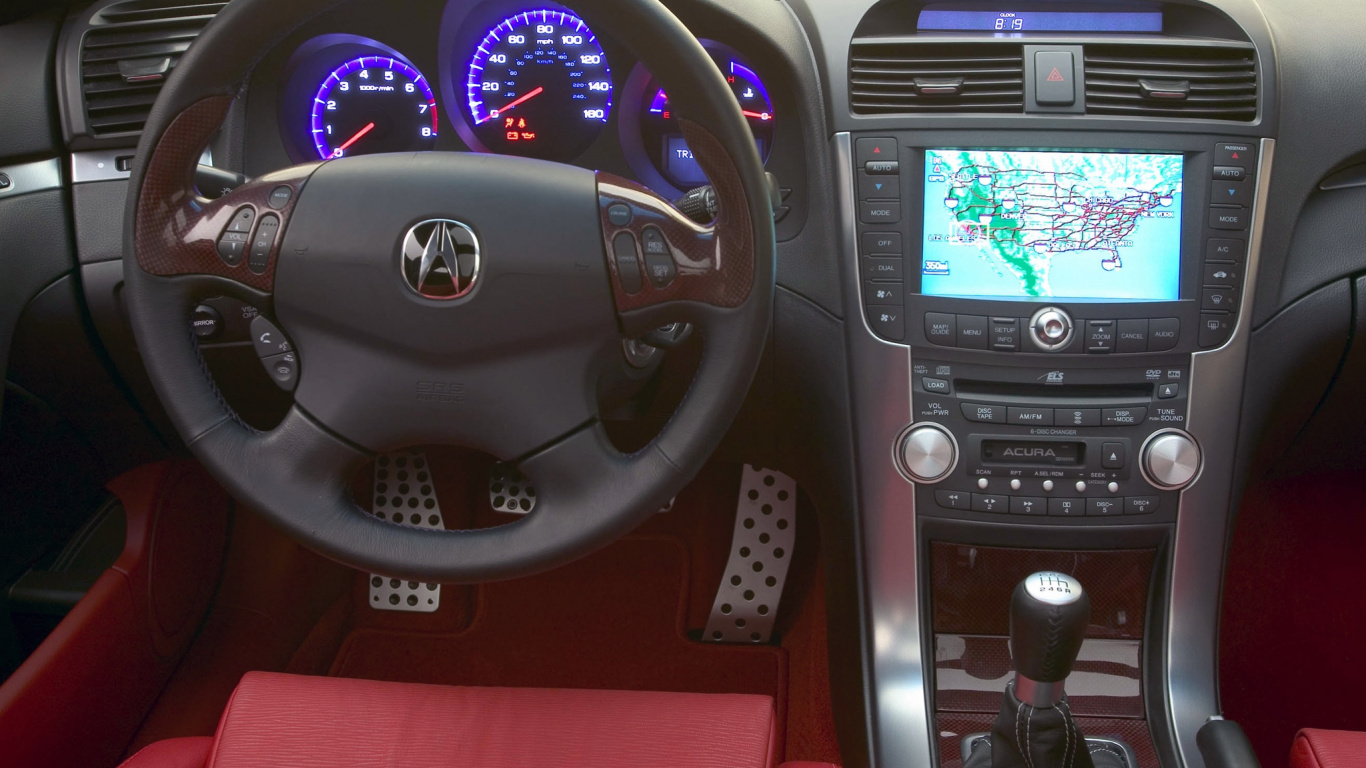 Обои акура, рулевое колесо, средний кронштейн, моторный транспорт, автомобиль в разрешении 1366x768