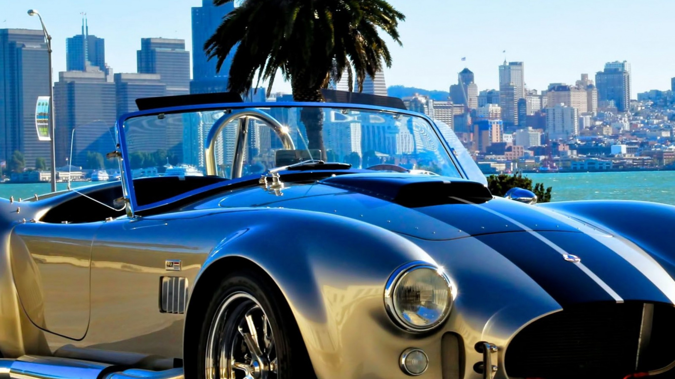 Обои АС Кобра, концепция Форд Кобра Шелби, авто, Шелби Мустанг, спорткар в разрешении 1366x768