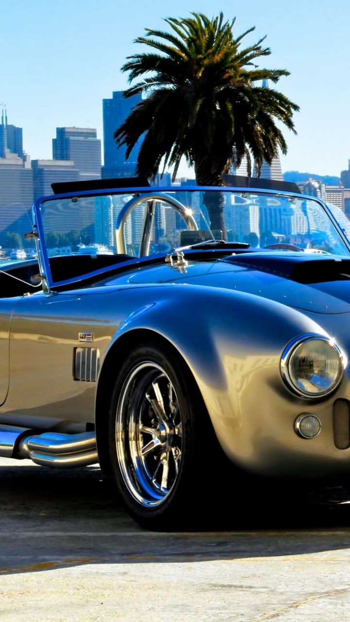 Обои АС Кобра, концепция Форд Кобра Шелби, авто, Шелби Мустанг, спорткар в разрешении 720x1280