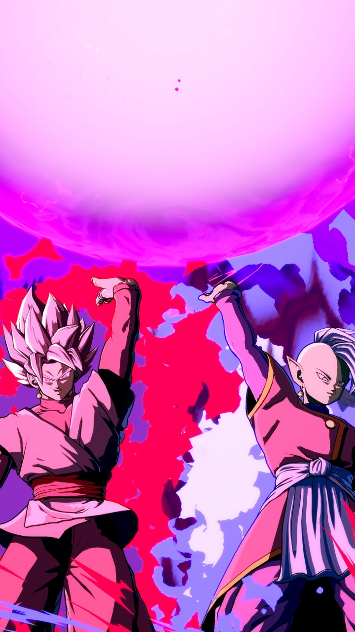 Обои гоку, Мяч FighterZ Дракона, Zamasu, Super Saiyan, аниме в разрешении 720x1280