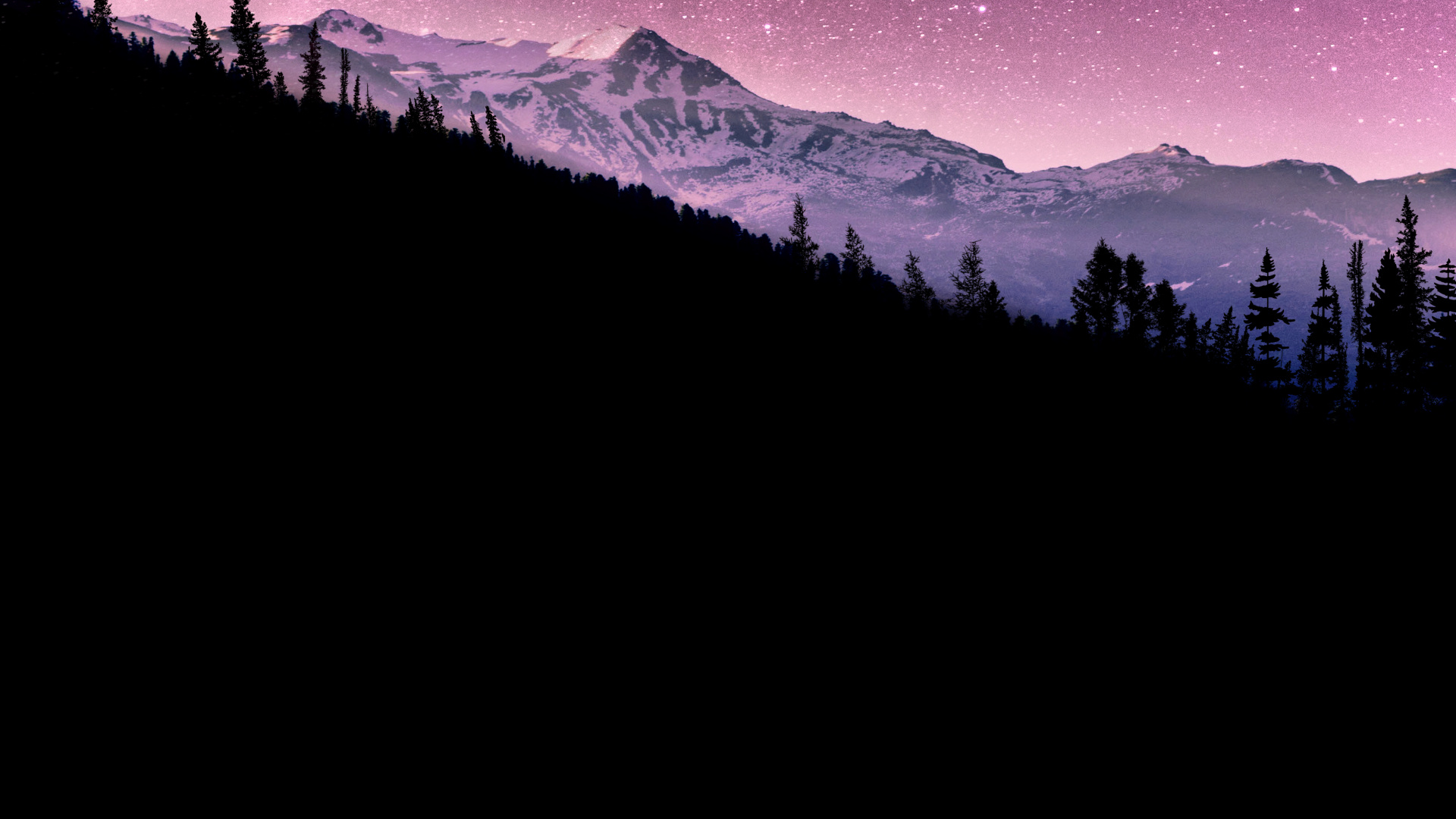 Обои атмосфера, луна, природный ландшафт, облако, растение в разрешении 1920x1080