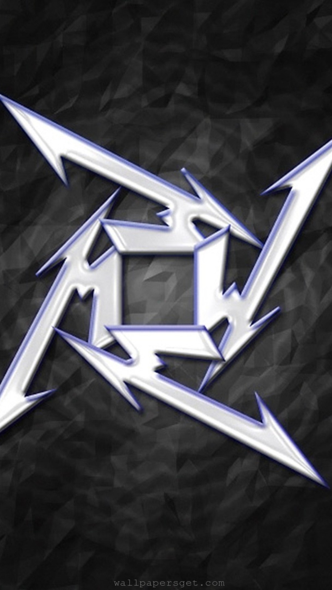 Обои Metallica, тяжелый металл, трэш, лого, графика в разрешении 1080x1920