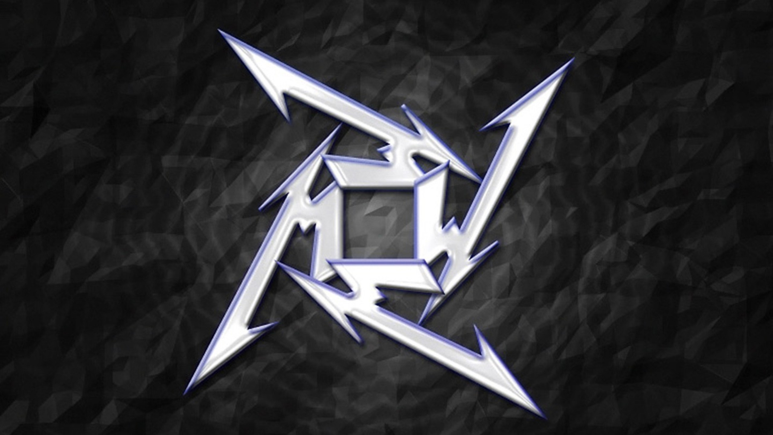 Обои Metallica, тяжелый металл, трэш, лого, графика в разрешении 2560x1440