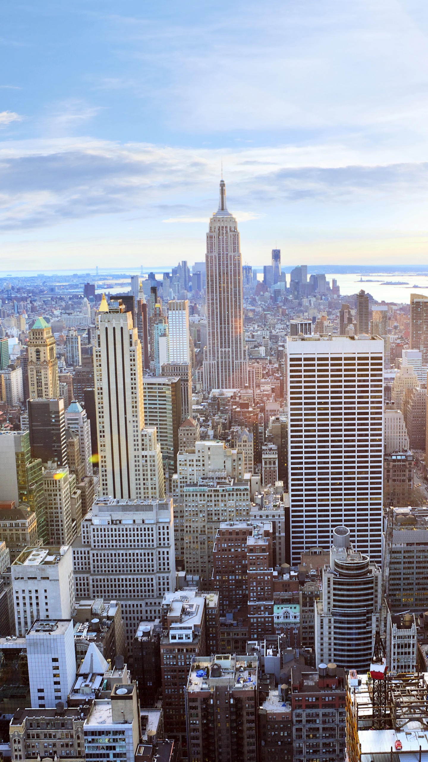 Обои городской пейзаж, город, городской район, метрополия, небоскреб в разрешении 1440x2560