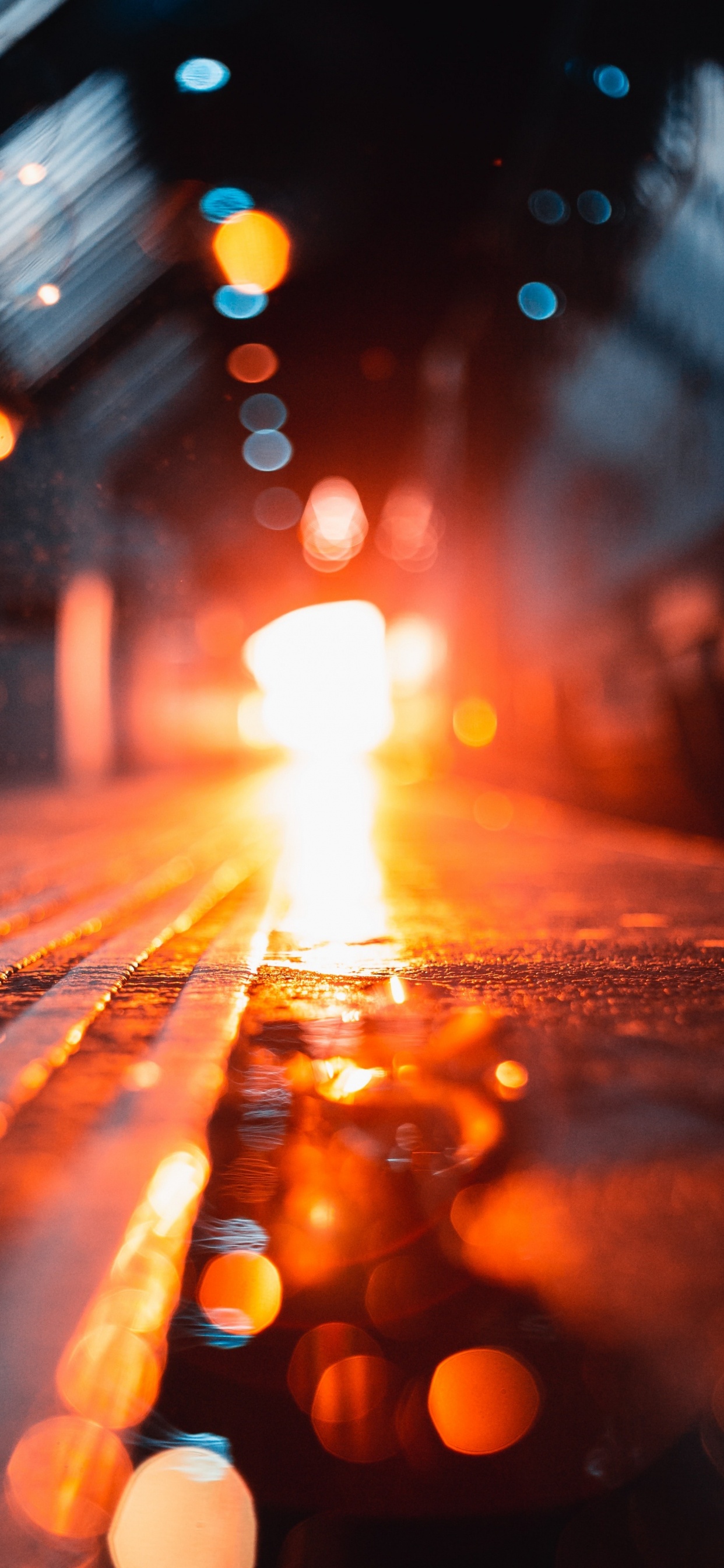 Обои легкий шар, свет, уличный фонарь, освещение, светодиодные лампы в разрешении 1242x2688