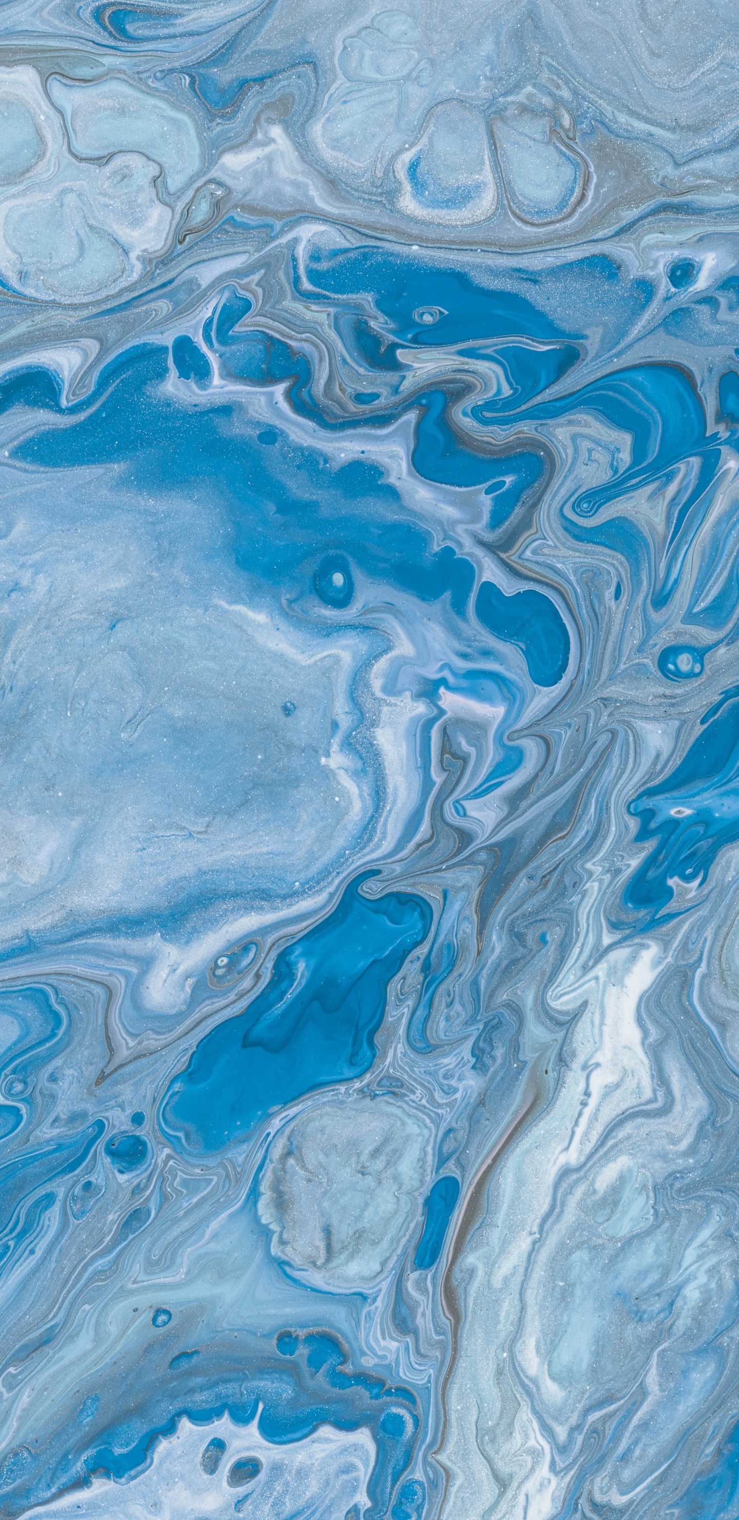 Обои акриловая краска, гидроресурсы, дизайн, жидкий, вода в разрешении 1440x2960