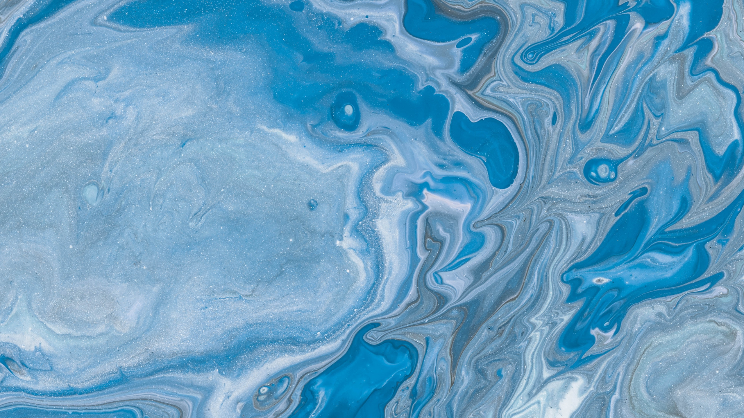 Обои акриловая краска, гидроресурсы, дизайн, жидкий, вода в разрешении 2560x1440