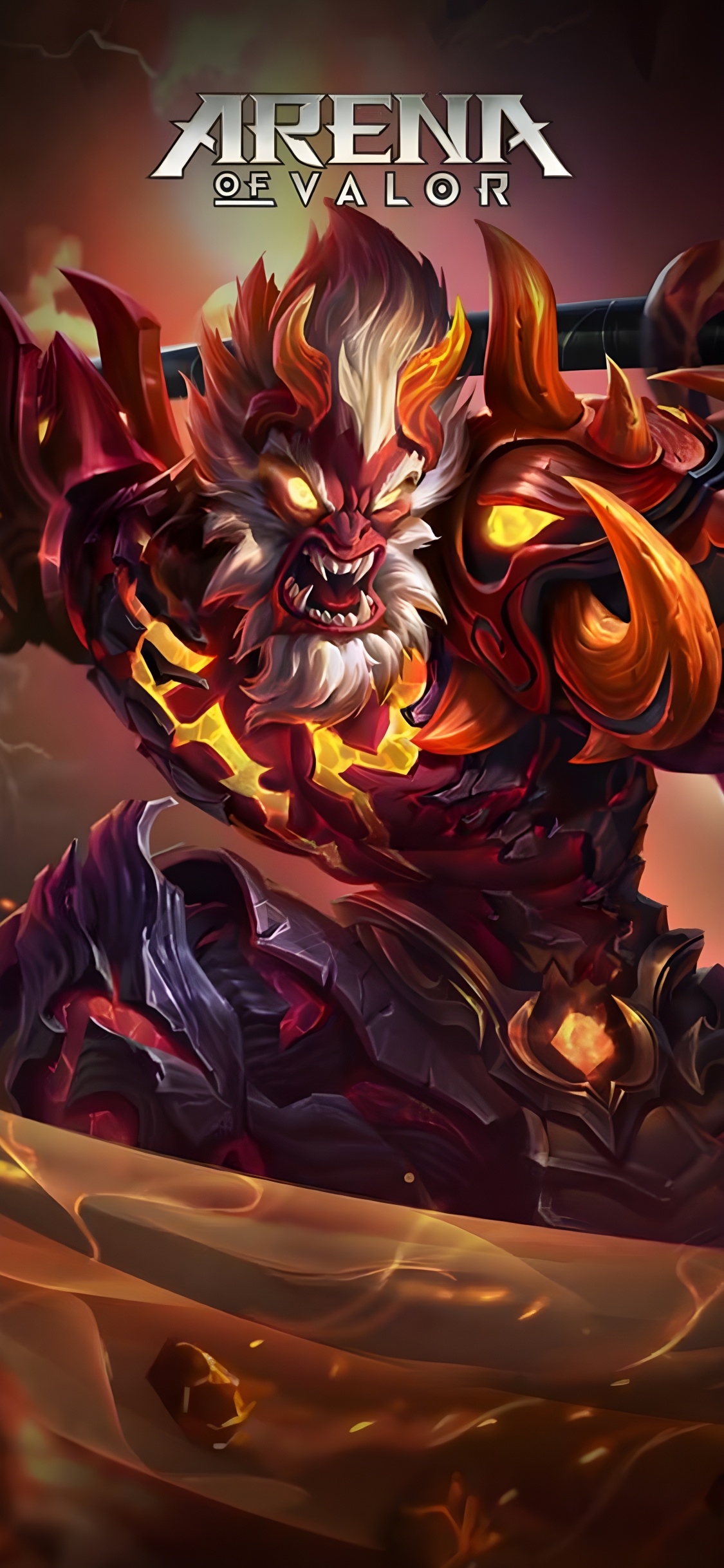 Обои Арена доблести, крикнак, гракк, пурпур, арт в разрешении 1125x2436