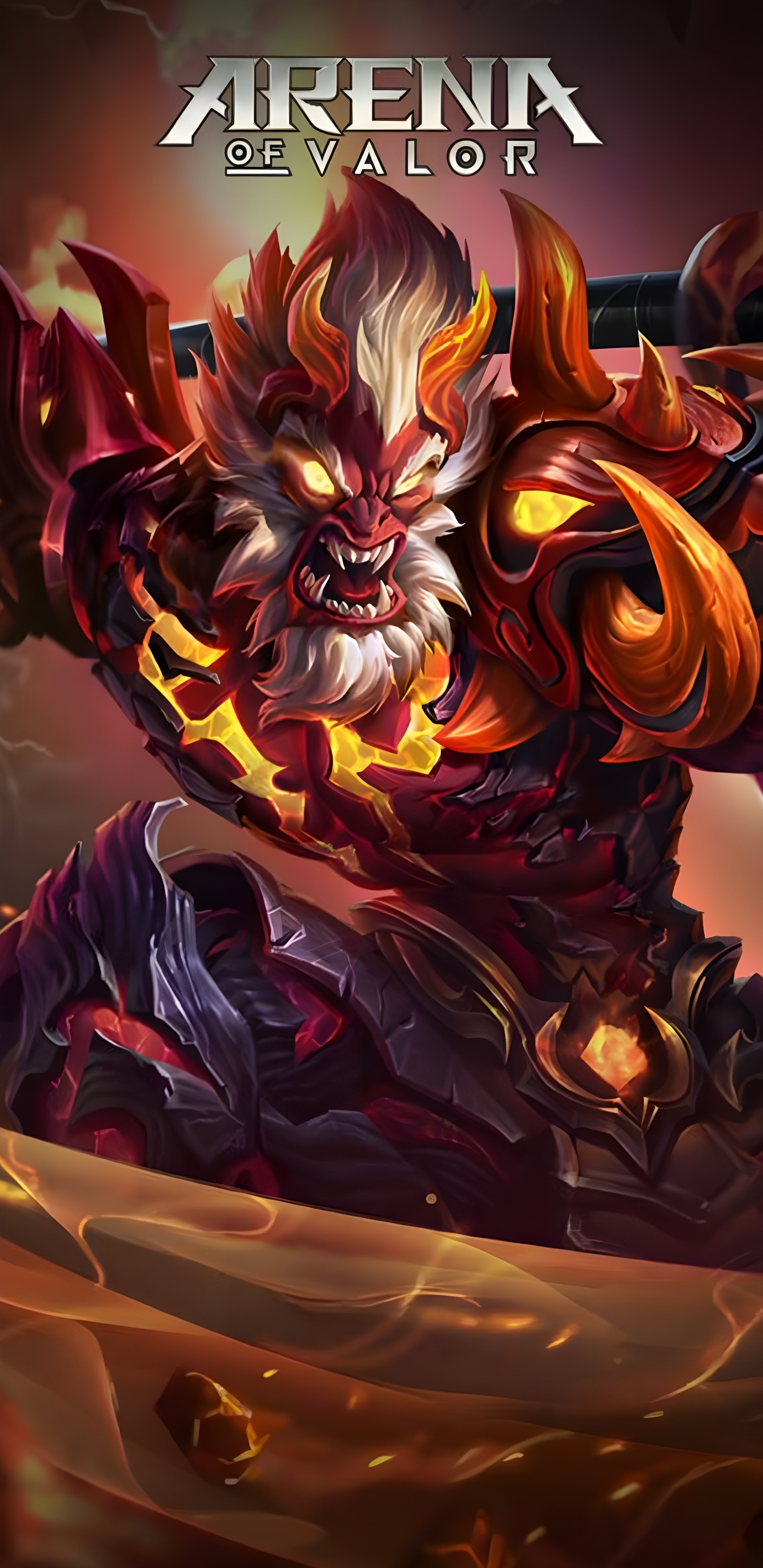 Обои Арена доблести, крикнак, гракк, пурпур, арт в разрешении 1440x2960