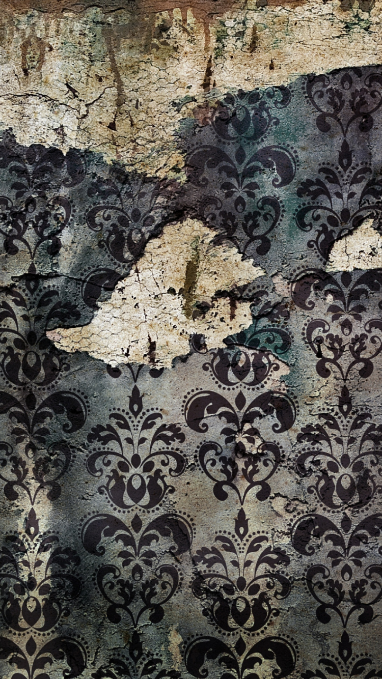 Обои узор, стена, ткань, текстильный, текстура в разрешении 750x1334