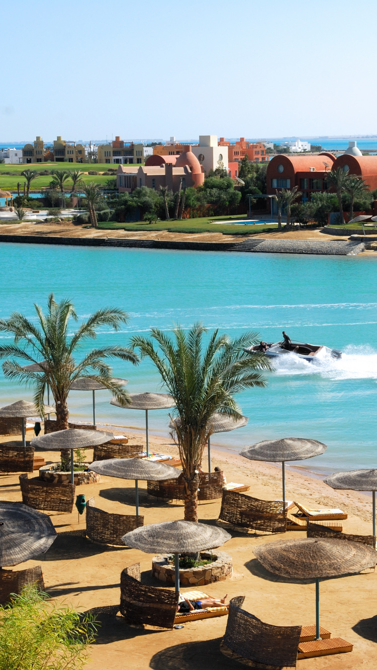 Обои Штайгенбергер Гольф Резорт Эль Гуна, прибежище, пляж, отпуск, туризм в разрешении 750x1334