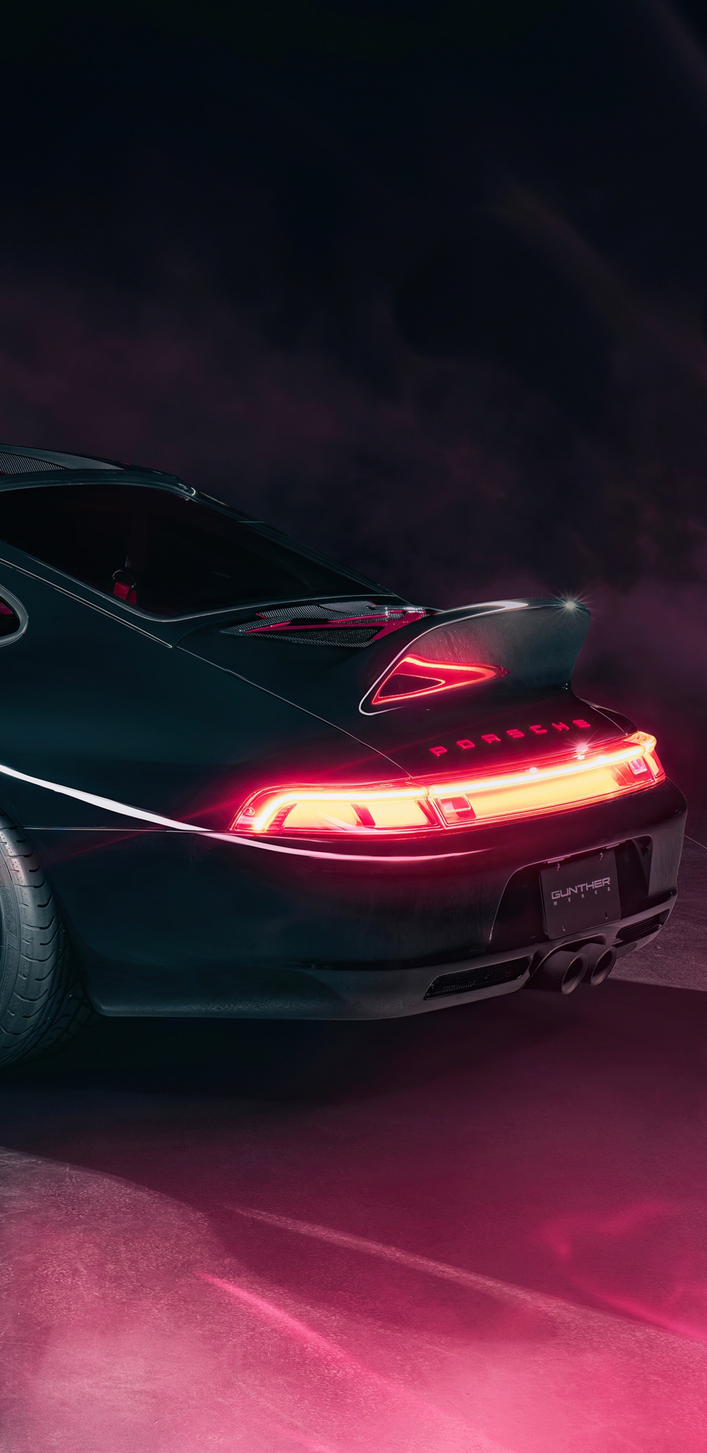 Обои спорткар, легковые автомобили, компактный автомобиль, автомобильное освещение, свет в разрешении 1440x2960