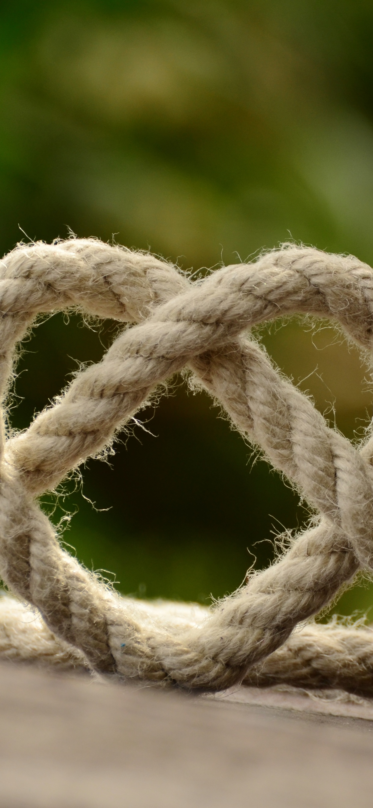 Обои узел, веревка, древесина, башмак, аппаратное обеспечение в разрешении 1242x2688