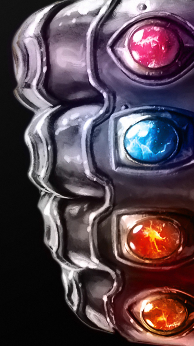 Обои marvel, Студия Marvel, Танос, автомобильное освещение, свет в разрешении 750x1334