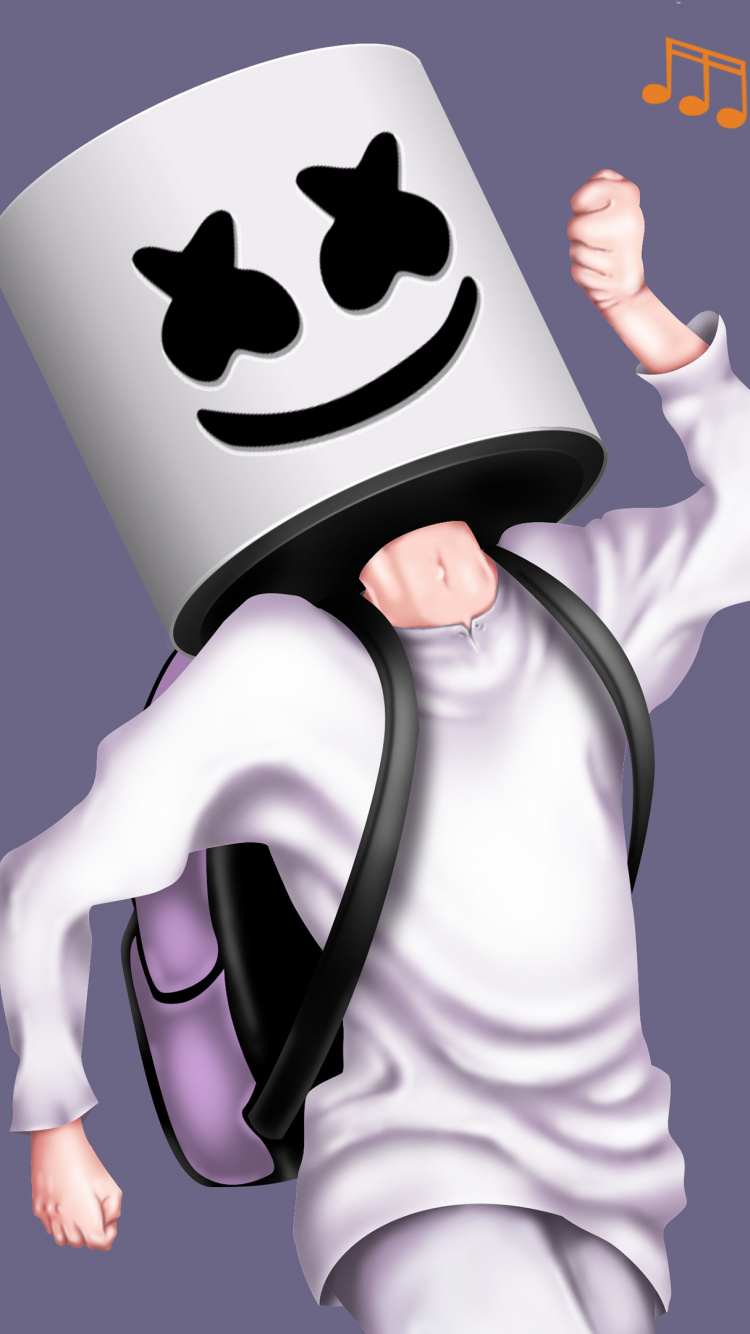 Обои музыкант, мультфильм, анимация, мультик, палец в разрешении 750x1334