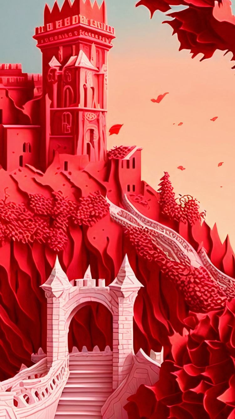 Обои цветок, иллюстрация, фрипик, рисование, графика в разрешении 750x1334