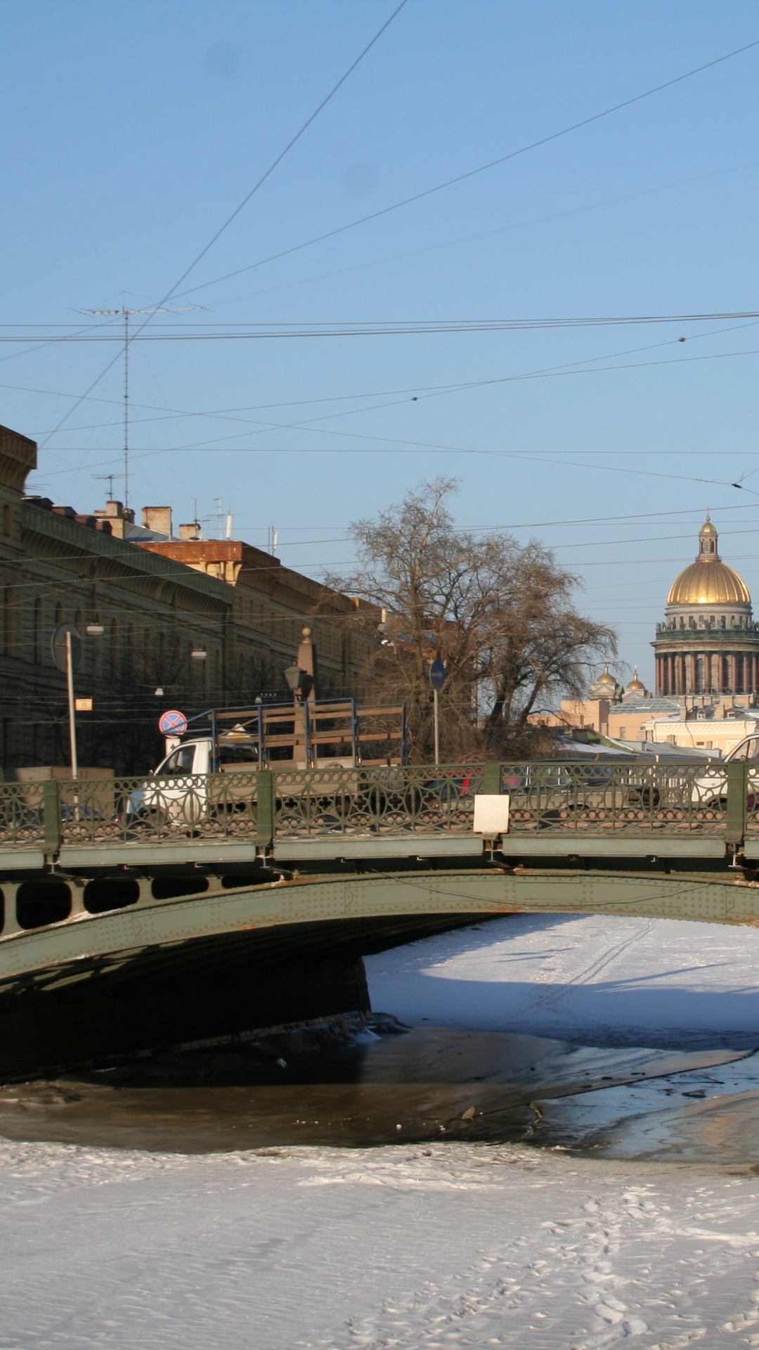 Обои мост, вода, водный путь, реки, канал в разрешении 1080x1920