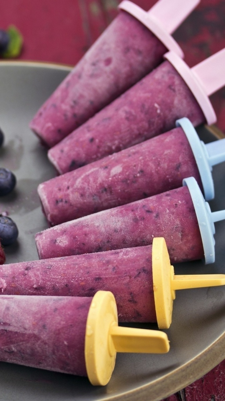 Обои ягоды, пища, замороженный десерт, фрукты, Черника в разрешении 720x1280