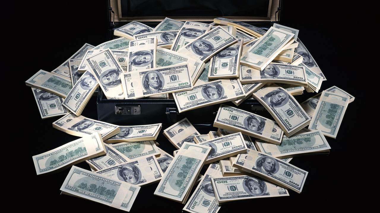 Обои деньги, Валюта, наличные деньги, доллар, Доллар США в разрешении 1280x720