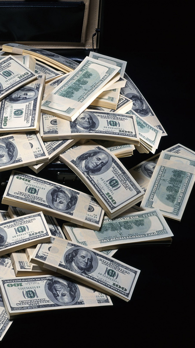 Обои деньги, Валюта, наличные деньги, доллар, Доллар США в разрешении 750x1334
