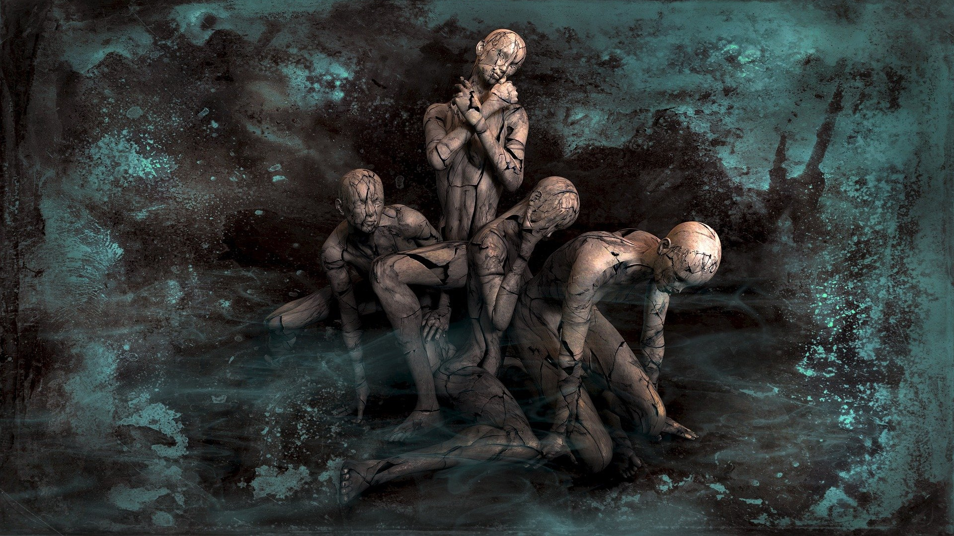 Обои открыл первый металл, арт, живопись, темнота, визуальное искусство в разрешении 1920x1080