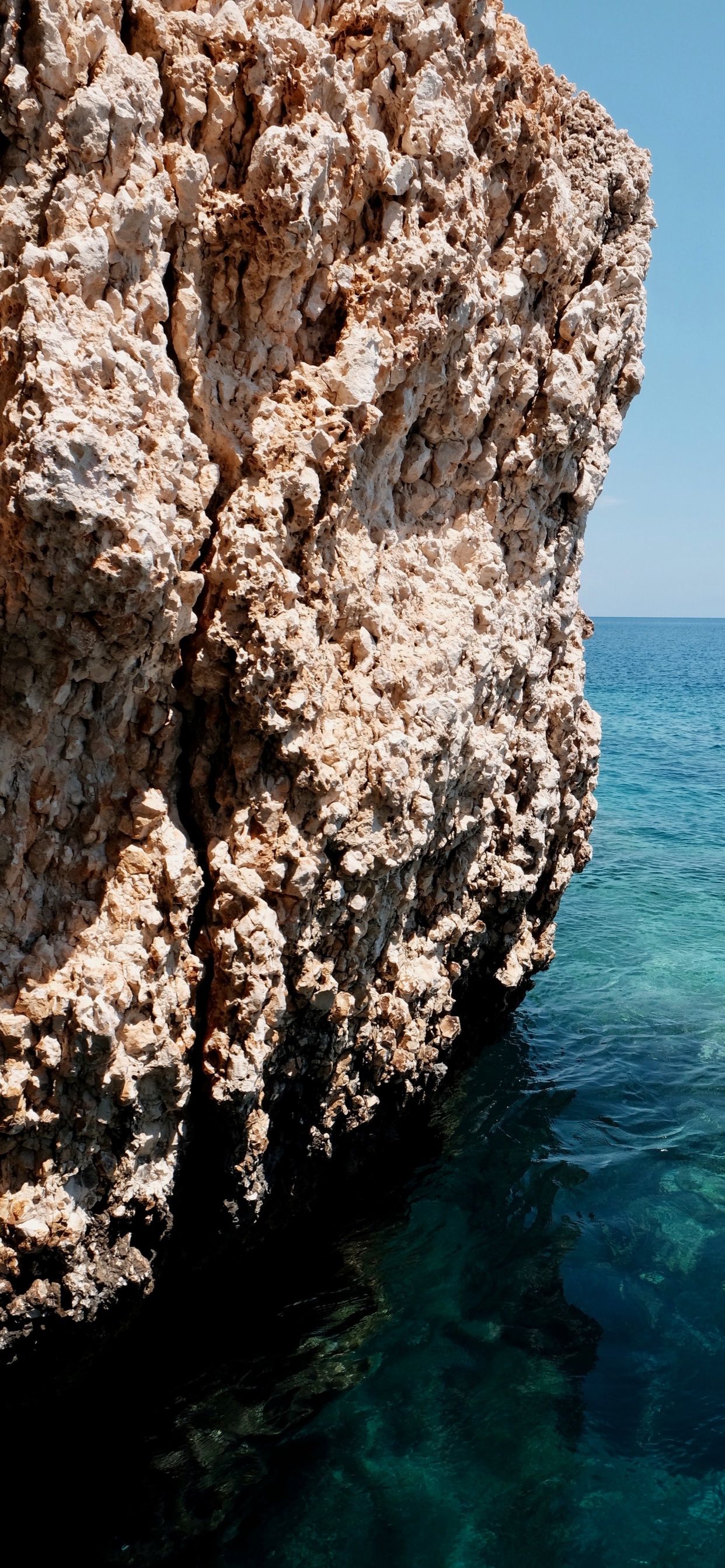 Обои прибрежные и океанические рельефы, сотовый телефон, формирование, лазурный, плащ в разрешении 1242x2688