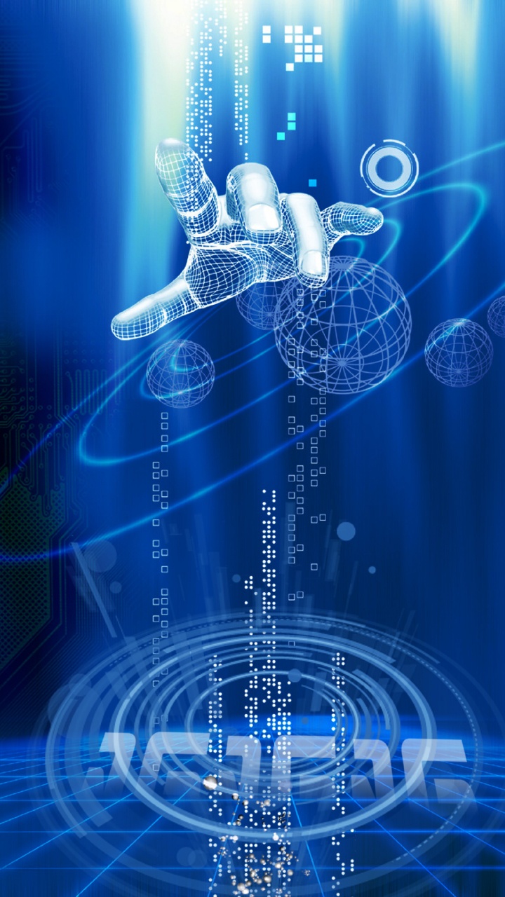 Обои технологии, синий, электрик, энергия, телекоммуникационная техника в разрешении 720x1280