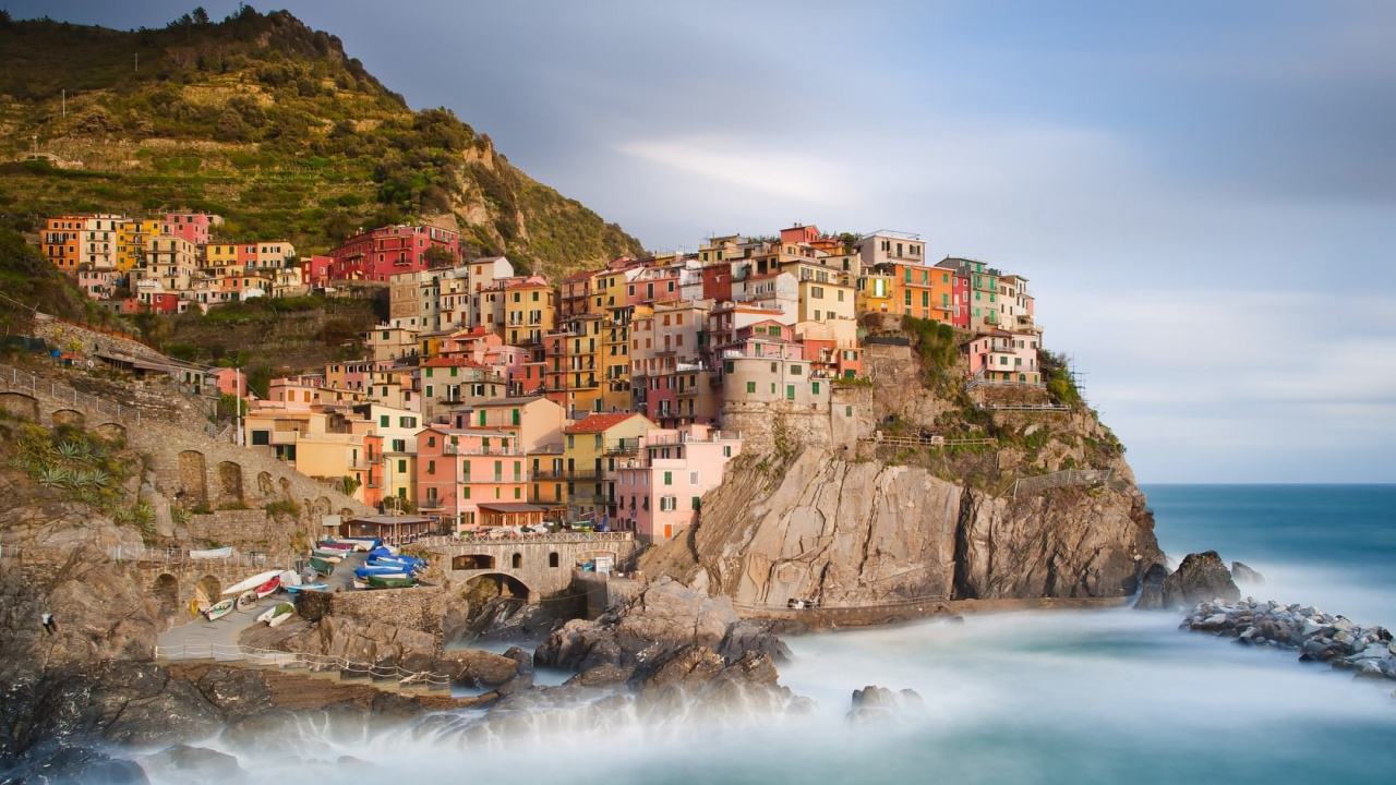 Обои побережье, море, обрыв, туризм, прибрежные и океанические рельефы в разрешении 1280x720