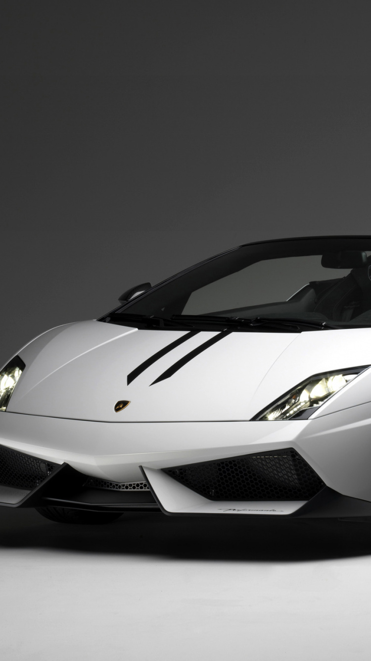 Обои Ламборджини галлардо Спайдер, Ламборджини, суперкар, моторный транспорт, автомобиль в разрешении 750x1334