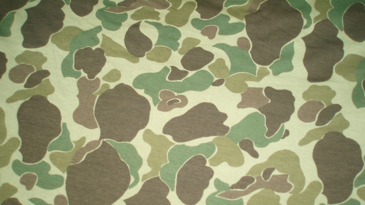Обои Лягушачью Кожу, камуфляж, военный камуфляж, узор, зеленый в разрешении 1280x720