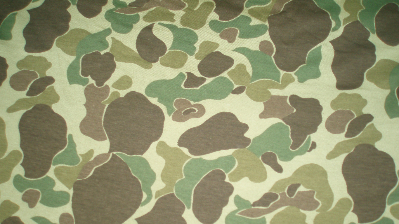 Обои Лягушачью Кожу, камуфляж, военный камуфляж, узор, зеленый в разрешении 1366x768